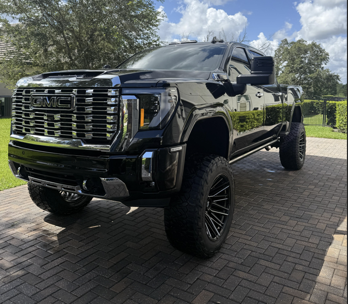 Black GMC truck detailing - Premium exterior detail